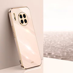 XINLI Straight Edge 6D Electroplate TPU Phone Case