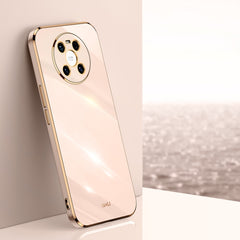 XINLI Straight Edge 6D Electroplate TPU Phone Case