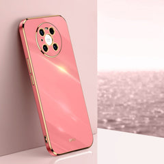 XINLI Straight Edge 6D Electroplate TPU Phone Case