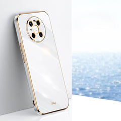 XINLI Straight Edge 6D Electroplate TPU Phone Case