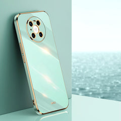 XINLI Straight Edge 6D Electroplate TPU Phone Case