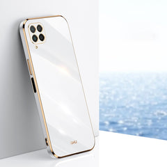 XINLI Straight Edge 6D Electroplate TPU Phone Case