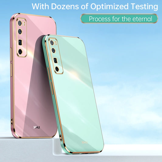 XINLI Straight Edge 6D Electroplate TPU Phone Case