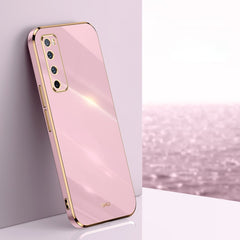 XINLI Straight Edge 6D Electroplate TPU Phone Case
