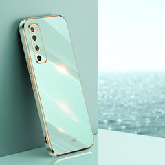 XINLI Straight Edge 6D Electroplate TPU Phone Case