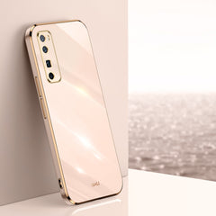 XINLI Straight Edge 6D Electroplate TPU Phone Case