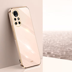 XINLI Straight Edge 6D Electroplate TPU Phone Case