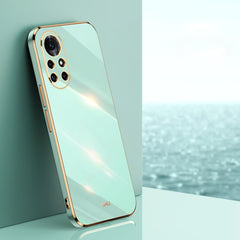 XINLI Straight Edge 6D Electroplate TPU Phone Case