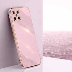 XINLI Straight Edge 6D Electroplate TPU Phone Case