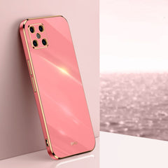 XINLI Straight Edge 6D Electroplate TPU Phone Case