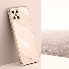 XINLI Straight Edge 6D Electroplate TPU Phone Case