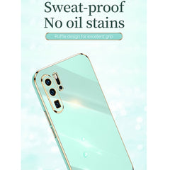XINLI Straight Edge 6D Electroplate TPU Phone Case