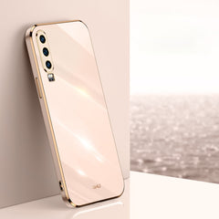 XINLI Straight Edge 6D Electroplate TPU Phone Case