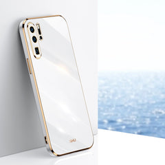 XINLI Straight Edge 6D Electroplate TPU Phone Case