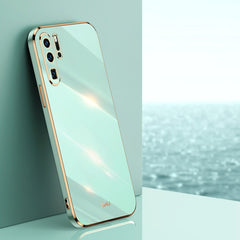 XINLI Straight Edge 6D Electroplate TPU Phone Case