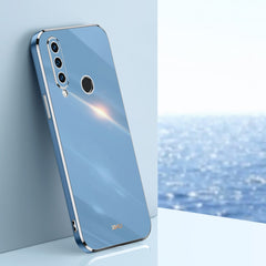 XINLI Straight Edge 6D Electroplate TPU Phone Case