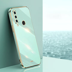 XINLI Straight Edge 6D Electroplate TPU Phone Case