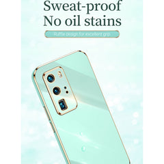XINLI Straight Edge 6D Electroplate TPU Phone Case