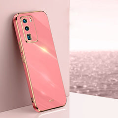 XINLI Straight Edge 6D Electroplate TPU Phone Case