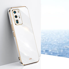 XINLI Straight Edge 6D Electroplate TPU Phone Case