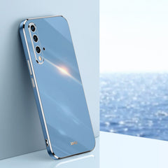 XINLI Straight Edge 6D Electroplate TPU Phone Case