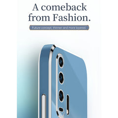 XINLI Straight Edge 6D Electroplate TPU Phone Case