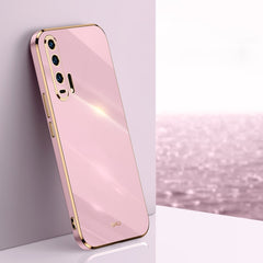 XINLI Straight Edge 6D Electroplate TPU Phone Case