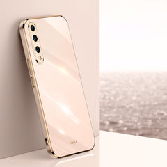 XINLI Straight Edge 6D Electroplate TPU Phone Case