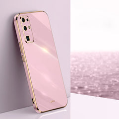 XINLI Straight Edge 6D Electroplate TPU Phone Case