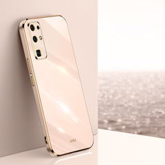 XINLI Straight Edge 6D Electroplate TPU Phone Case