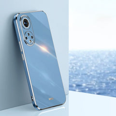 XINLI Straight Edge 6D Electroplate TPU Phone Case