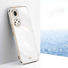 XINLI Straight Edge 6D Electroplate TPU Phone Case