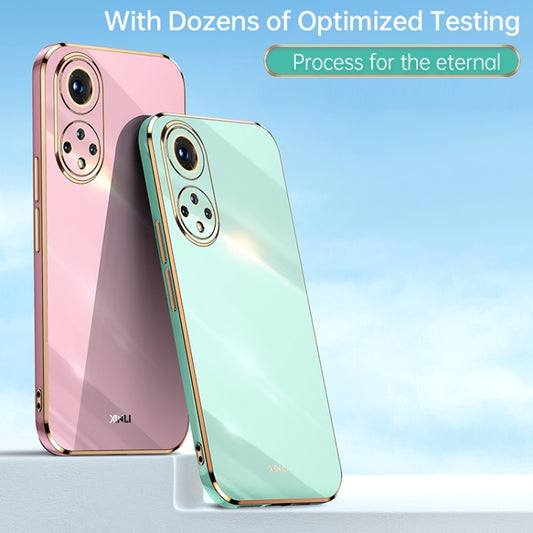 XINLI Straight Edge 6D Electroplate TPU Phone Case