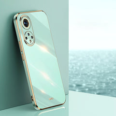 XINLI Straight Edge 6D Electroplate TPU Phone Case