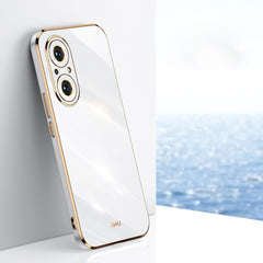 XINLI Straight Edge 6D Electroplate TPU Phone Case