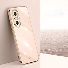 XINLI Straight Edge 6D Electroplate TPU Phone Case
