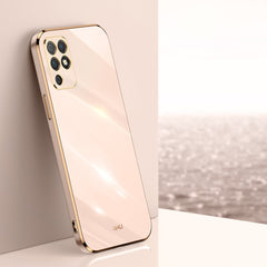 XINLI Straight Edge 6D Electroplate TPU Phone Case