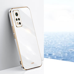 XINLI Straight Edge 6D Electroplate TPU Phone Case