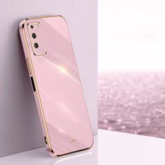 XINLI Straight Edge 6D Electroplate TPU Phone Case