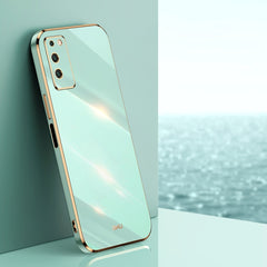 XINLI Straight Edge 6D Electroplate TPU Phone Case