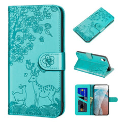 Sika Deer Embossing Pattern Horizontal Flip PU Leather Case with Holder & Card Slot & Wallet & Photo Frame, For iPhone 13 Pro, For iPhone 13 Pro Max, For iPhone X / XS, For iPhone XR