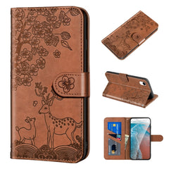 Sika Deer Embossing Pattern Horizontal Flip PU Leather Case with Holder & Card Slot & Wallet & Photo Frame, For iPhone 13 Pro, For iPhone 13 Pro Max, For iPhone X / XS, For iPhone XR