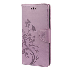 Butterfly Flower Pattern Horizontal Flip Leather Case with Holder & Card Slots & Wallet, For Samsung Galaxy A03s 164mm, For iPhone 13 mini, For iPhone 13