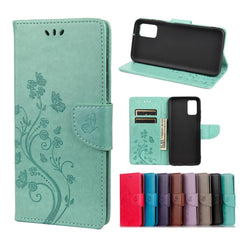 Butterfly Flower Pattern Horizontal Flip Leather Case with Holder & Card Slots & Wallet, For Samsung Galaxy A03s 164mm, For iPhone 13 mini, For iPhone 13