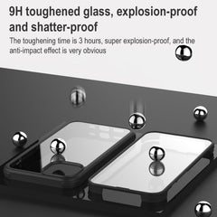 Shockproof TPU + Double-sided Glass Protective Case, For iPhone 13 Pro Max