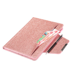 Glitter Powder Horizontal Flip Leather Case with Holder & Card Slot & Photo Frame & Wallet, For iPad Pro 12.9 2022 / 2021 / 2020 / 2018