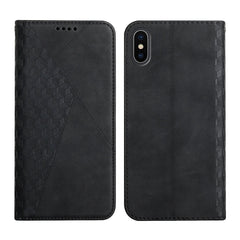 Diamond Pattern Splicing Skin Feel Magnetic Horizontal Flip Leather Case with Card Slots & Holder & Wallet, For iPhone XS Max, For iPhone SE 2022 / SE 2020 / 7 / 8 / 6, For iPhone 7 Plus / 8 Plus
