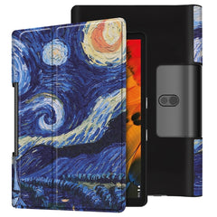 Color Drawing Pattern Horizontal Flip Leather Case with Two-folding Holder