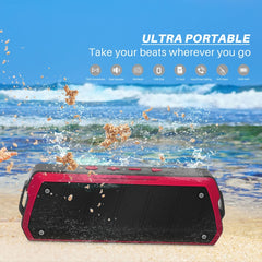 NewRixing NR-5000 IPX5 High Fidelity Bluetooth Speaker, Support Hands-free Call / TF Card / FM / U Disk