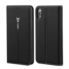 GEBEI PU+TPU Horizontal Flip Protective Case with Holder & Card Slots, For iPhone 11 Pro, For iPhone 11, For iPhone 11 Pro Max, For iPhone XS / X